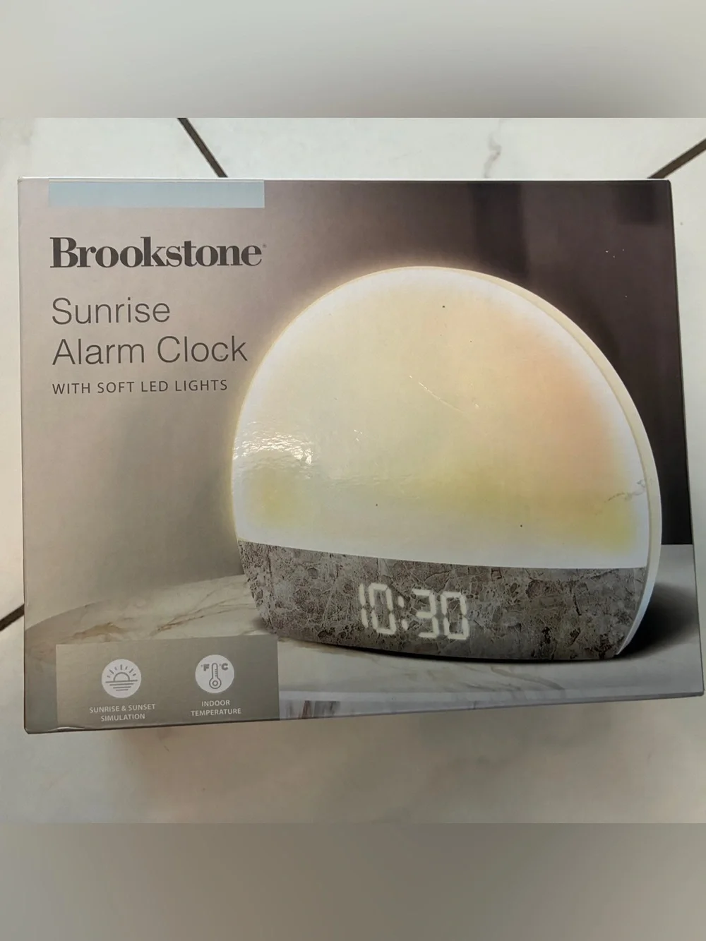Brookstone sunrise alarm clock